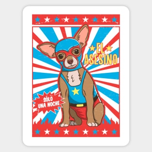 Luchador Chihuahua Lucha Libre Wrestling Sticker